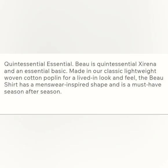 XiRENA White Beau Shirt L - Picture 5 of 9